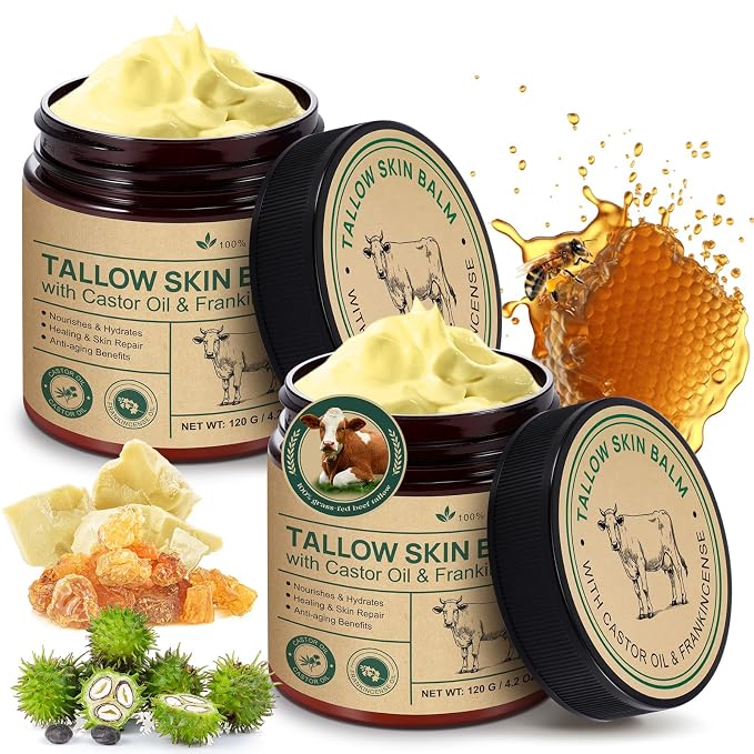 Beef Tallow with Frankincense 2 Pack