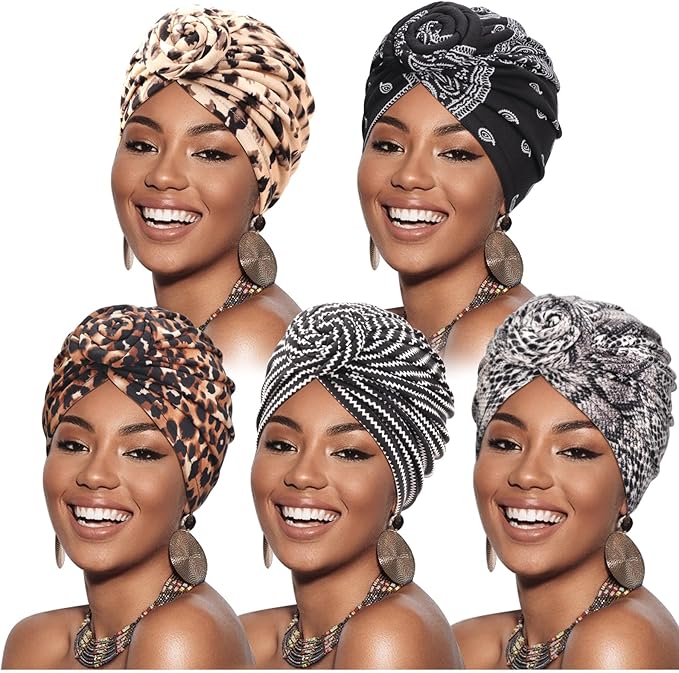 5 Pack Knotted: Floral Prints
