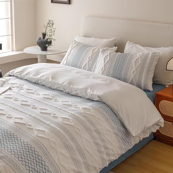 Ivory Blue Boho