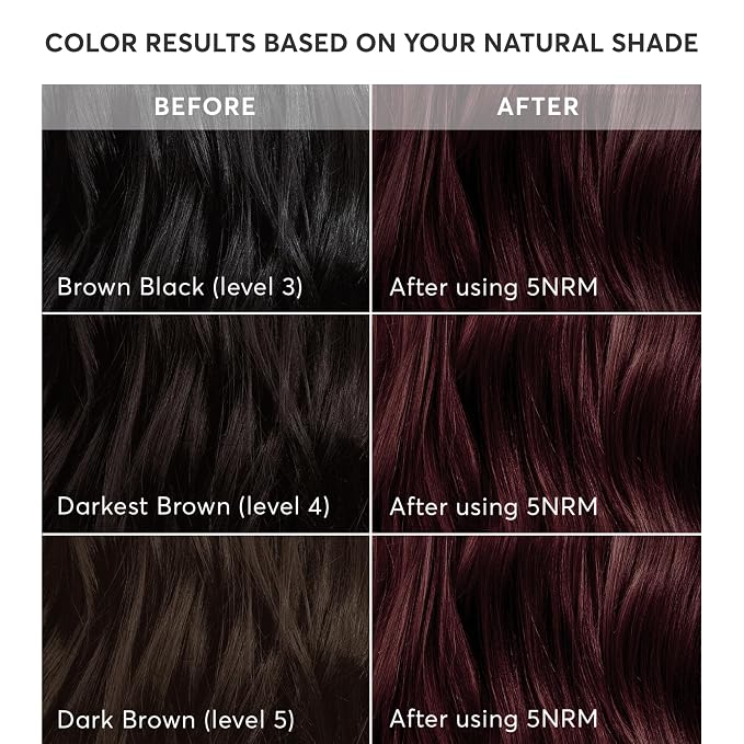 5NRM - Dark Mahogany Red with Auburn Tones (Trieste Red)