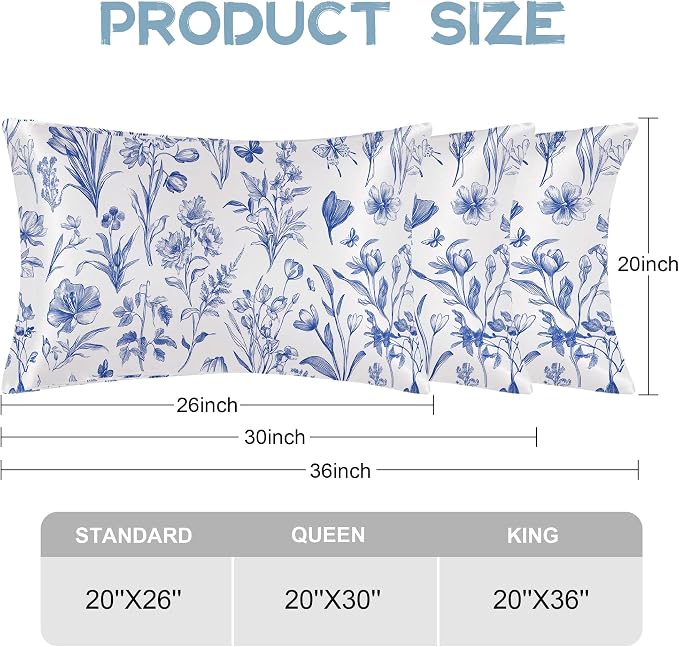 Vintage Blue Floral