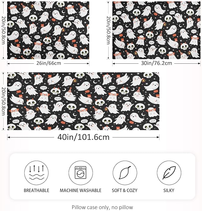 Halloween Ghosts and Skulls