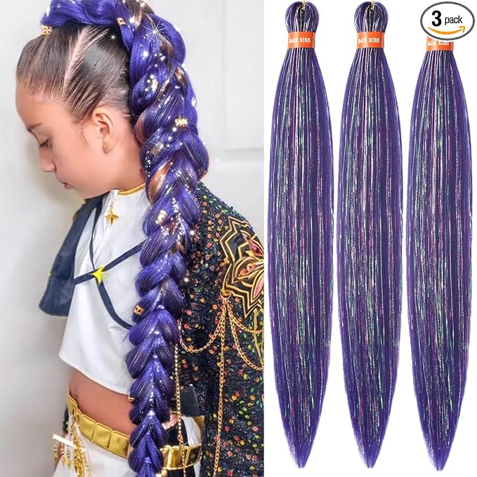 deep grape with tinsel