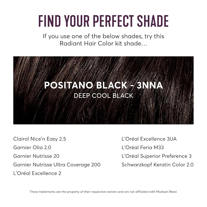 3NNA - Cool Black-Brown with Ash Undertones (Positano Black)