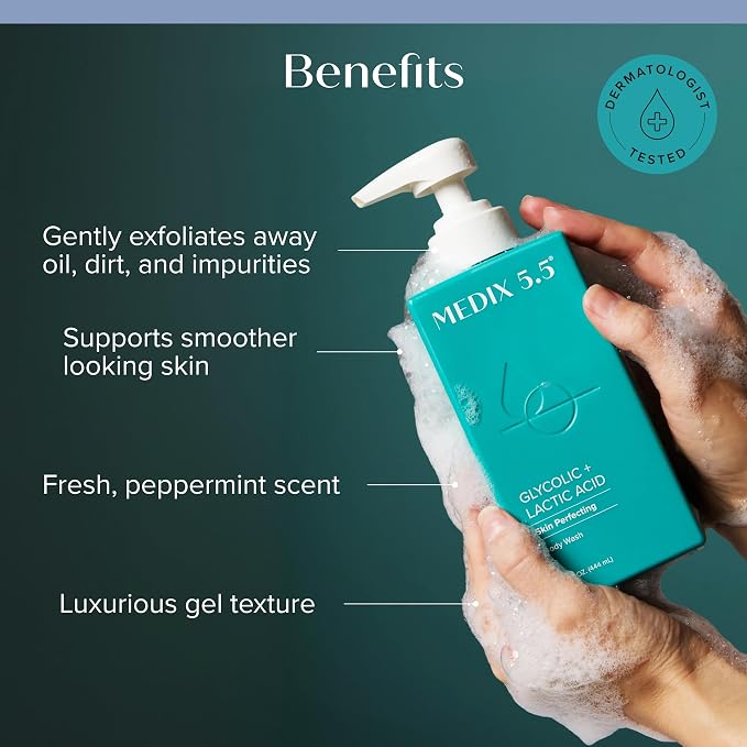 Glycolic Body Wash + Fragrance Free Retinol Cream