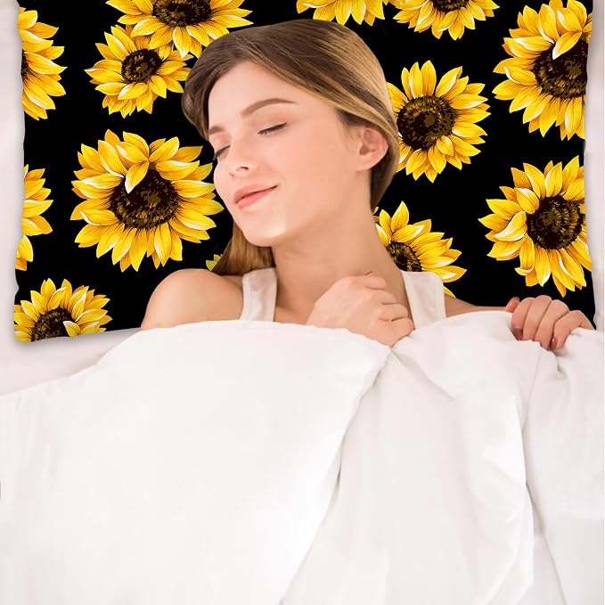 Abstract Yellow Sunflowers