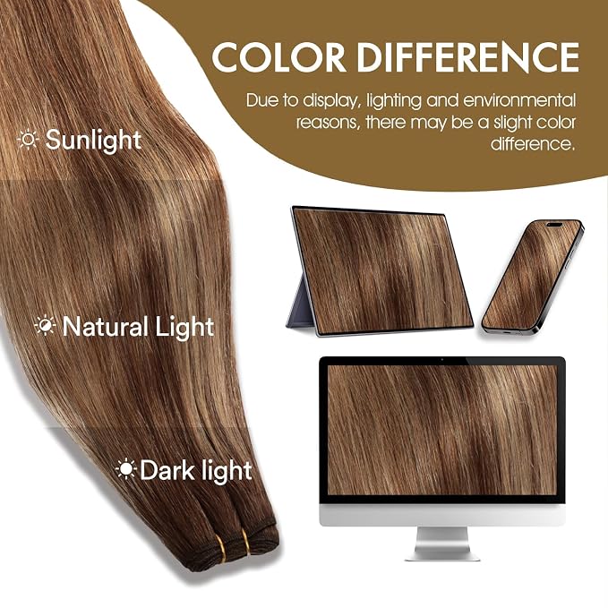 #4/27/4 Balayage Chocolate Brown to Caramel Blonde