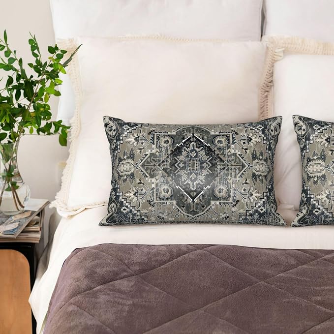Vintage Boho Black Carpet