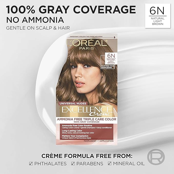 6N Natural Light Brown