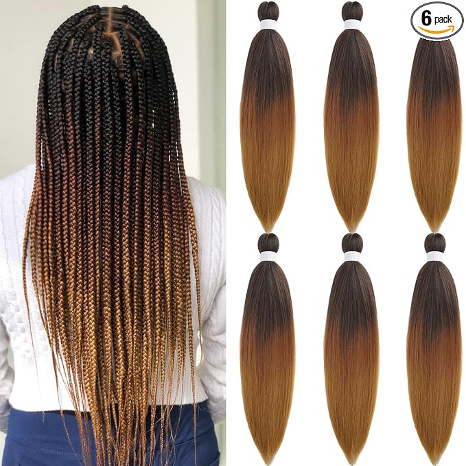 1B/30/27 Braiding Hair 6 Packs