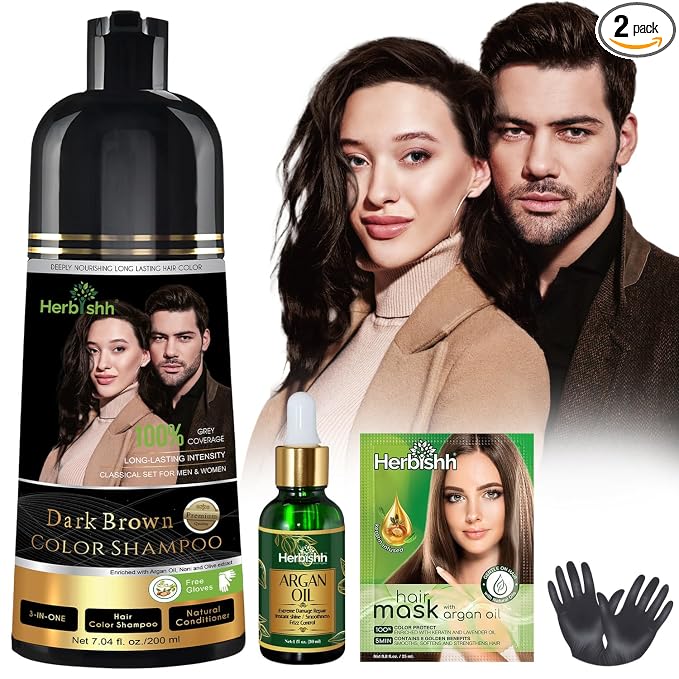 Dark Brown & Argan Oil