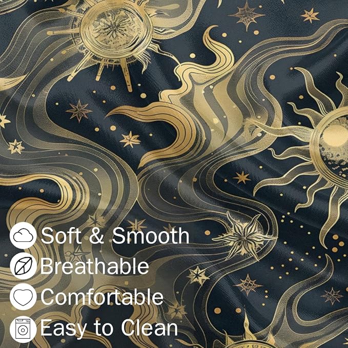 Sun Stars Moon Pattern