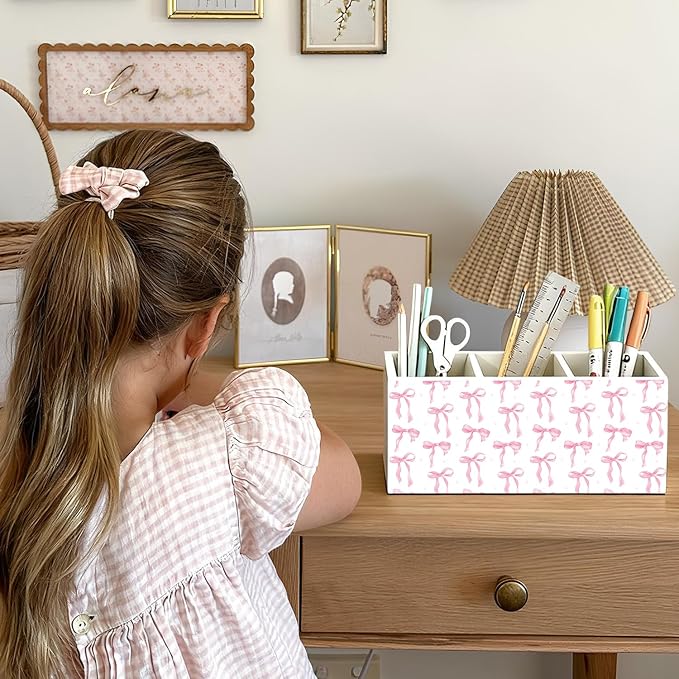 02-Pink Bow Pen Holder(1)