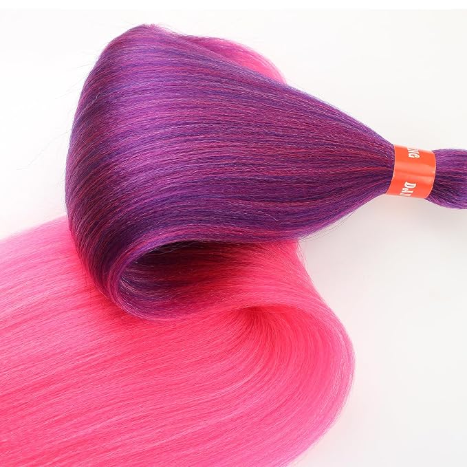 ombre purple hot pink and pink
