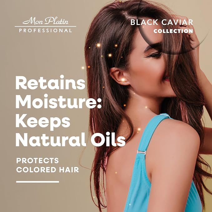 Black Caviaer Shampoo For Straightened Hair.