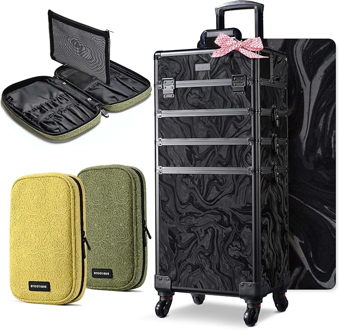 CTB Black with 2 Makeup Brush Bag