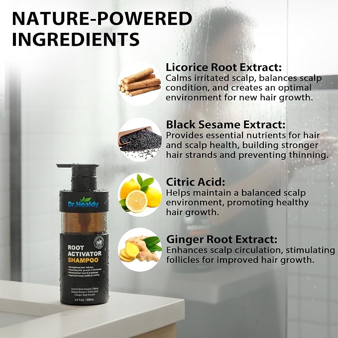 2PCS Root Activator Shampoo