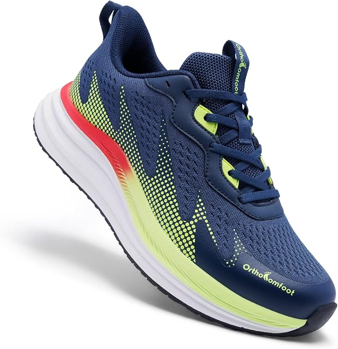 W2-navy/Lime Green
