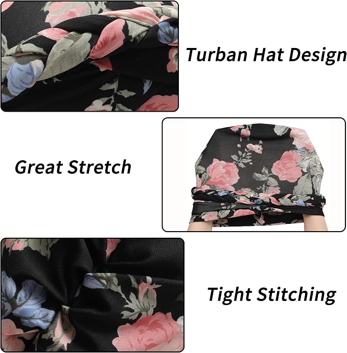 Braid Floral Pink Black