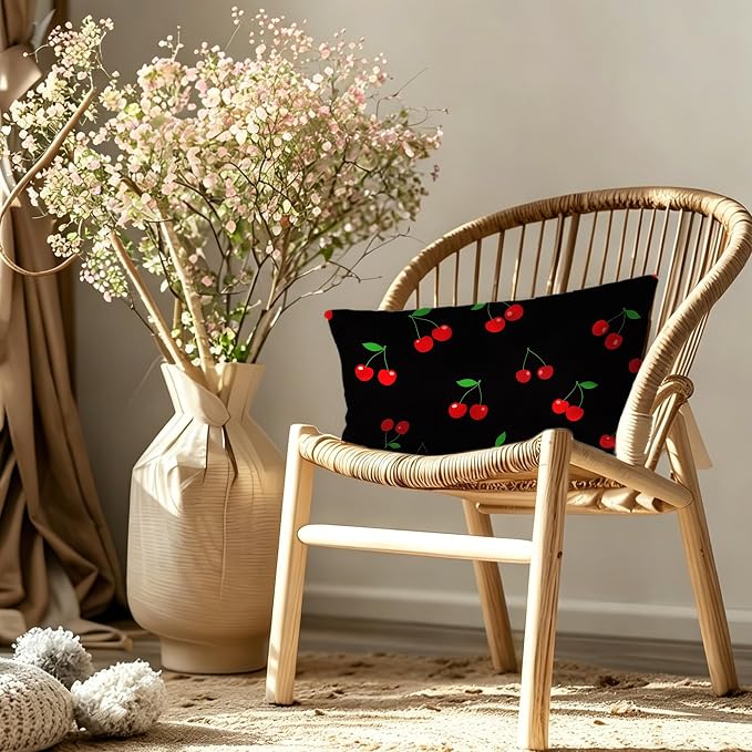Cute Cherries Black
