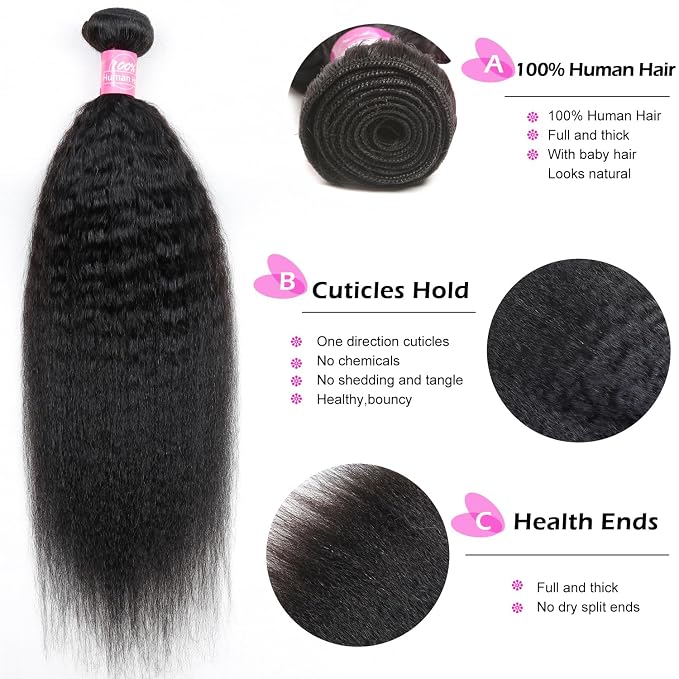 Natural Color Kinky Straight