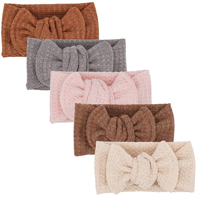 Waffle Knit Tie-on Headwrap