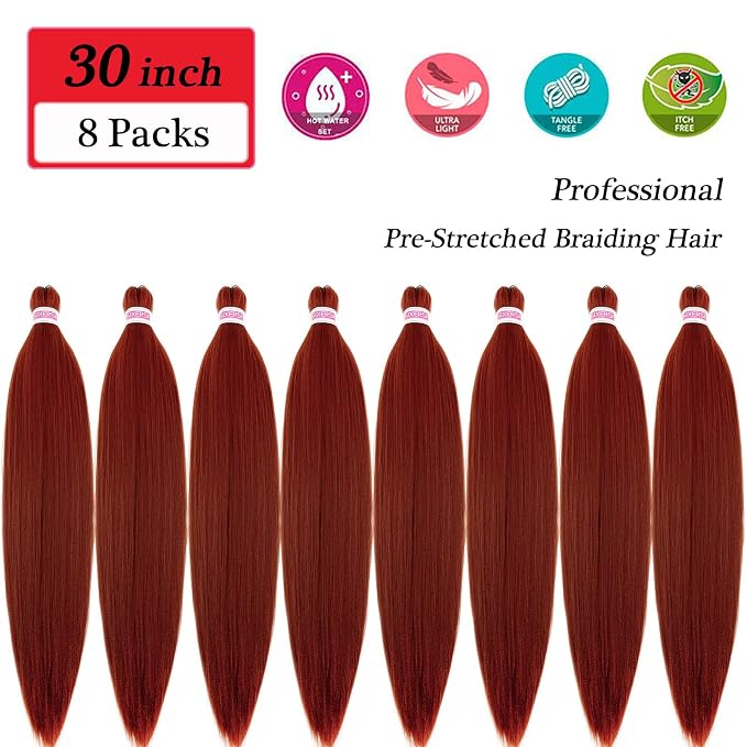 350 Ginger Braiding Hair