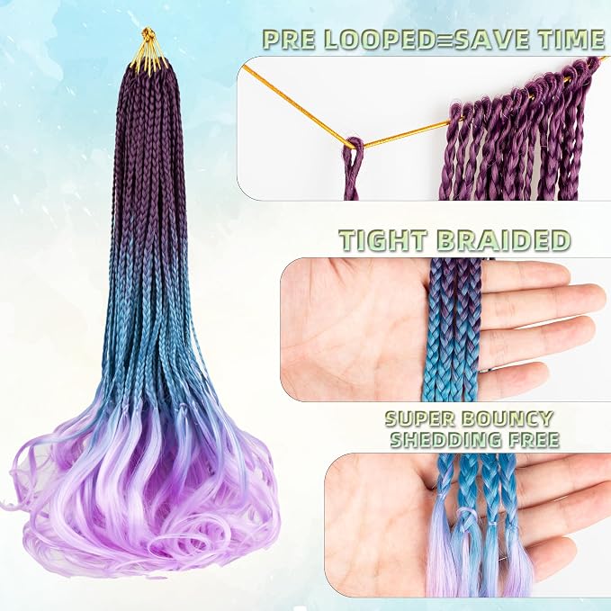 Purple/Blue/Pink
