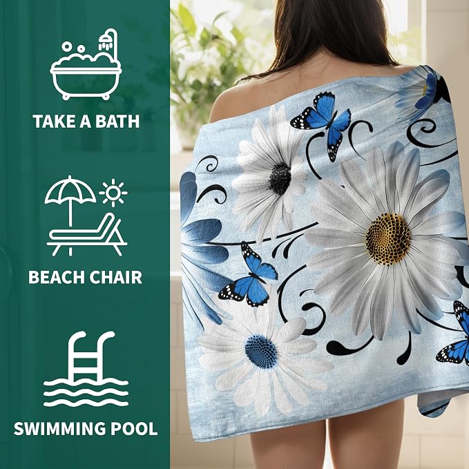 Butterfly Floral-blue