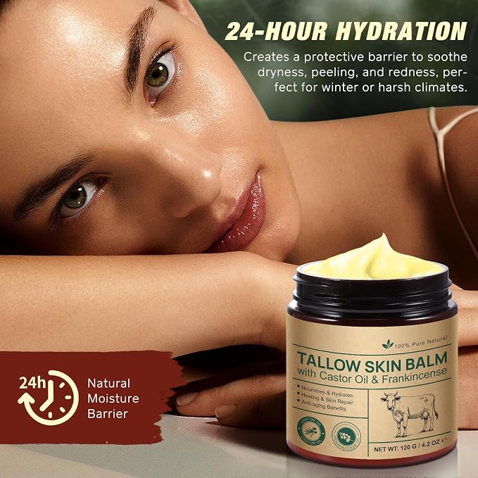 Beef Tallow with Frankincense 2 Pack
