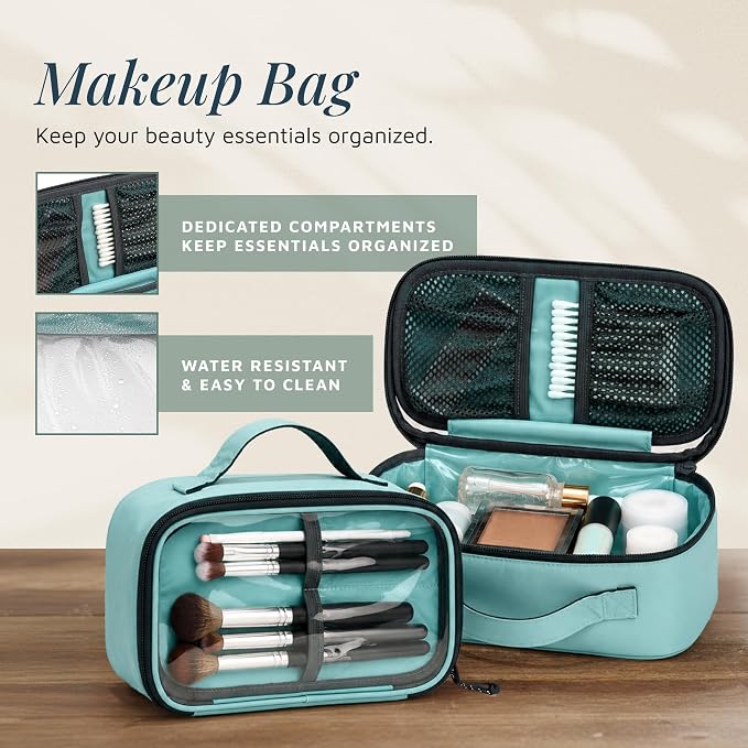 Dusty Teal Makeup