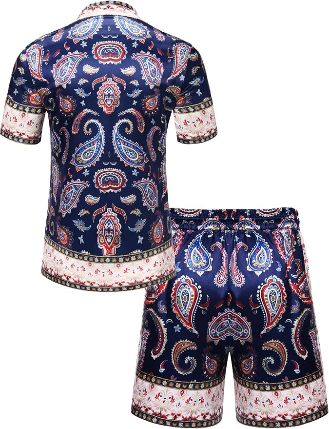 Navy Blue Luxury Paisley