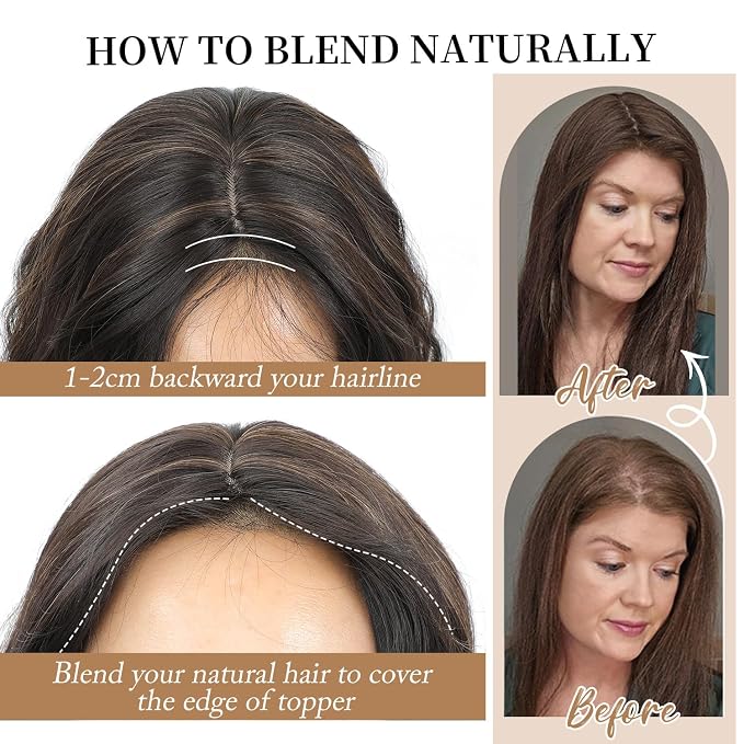 Dark Ash Brown with Honey Blonde Highlights