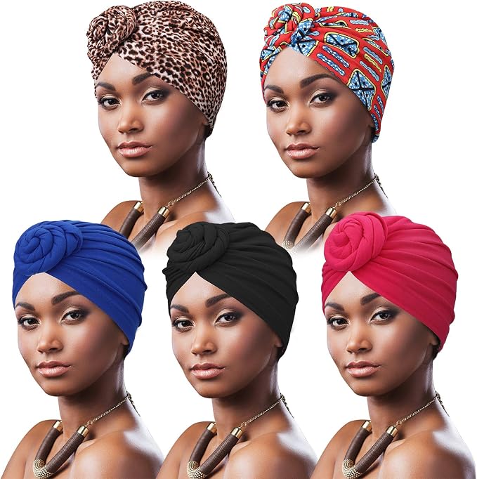 5 Pack Donuts: 2 Pcs Flower, Black, Royal Blue, Hot Pink