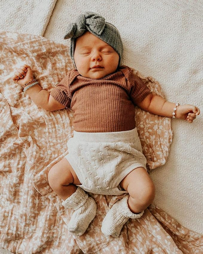 Waffle Knit Tie-on Headwrap