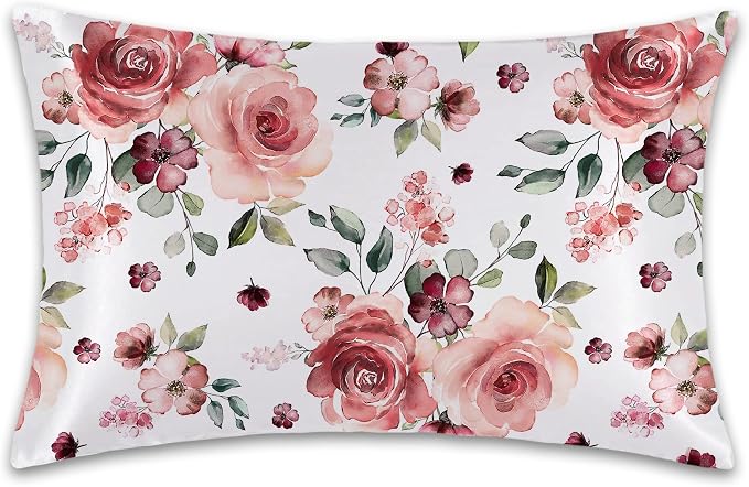 Spring Rose Flowers and Leaves