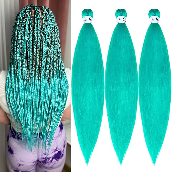 Green Mint Braiding Hair 3 Packs