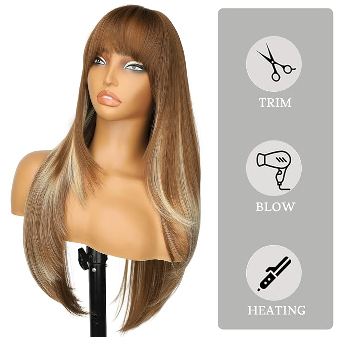 golden brown with platinum highlights