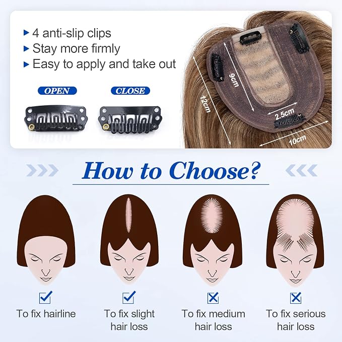 Medium Brown&Dark Blonde #4P27