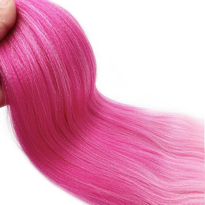 Mixed Pink Braiding Hair