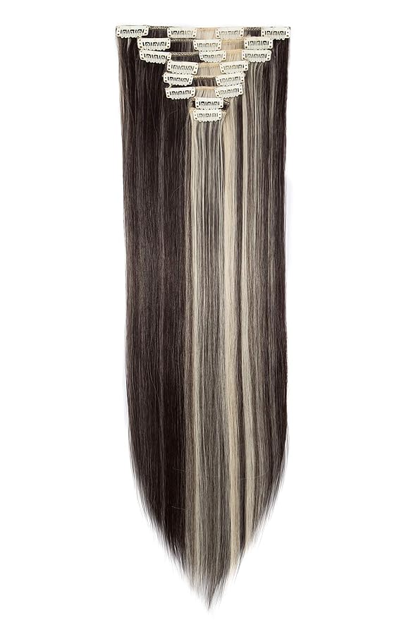 Dark Brown Mix Bleach Blonde