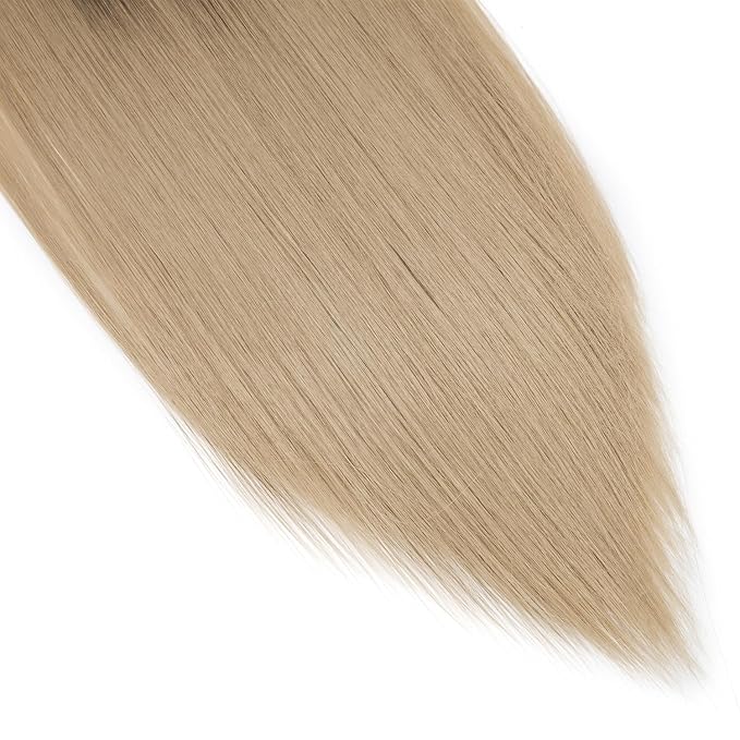 Dark Brown to Ash Blonde