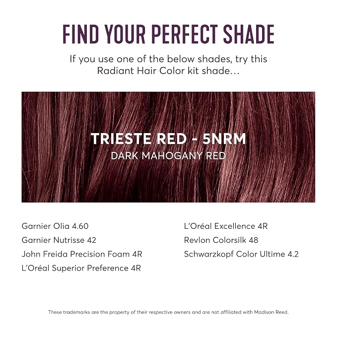5NRM - Dark Mahogany Red with Auburn Tones (Trieste Red)