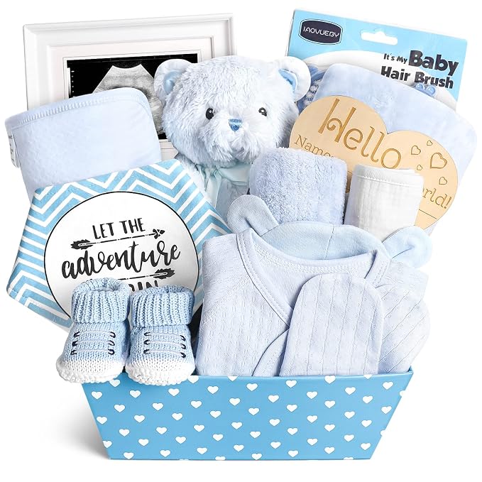 Bear Baby Gift Set Blue