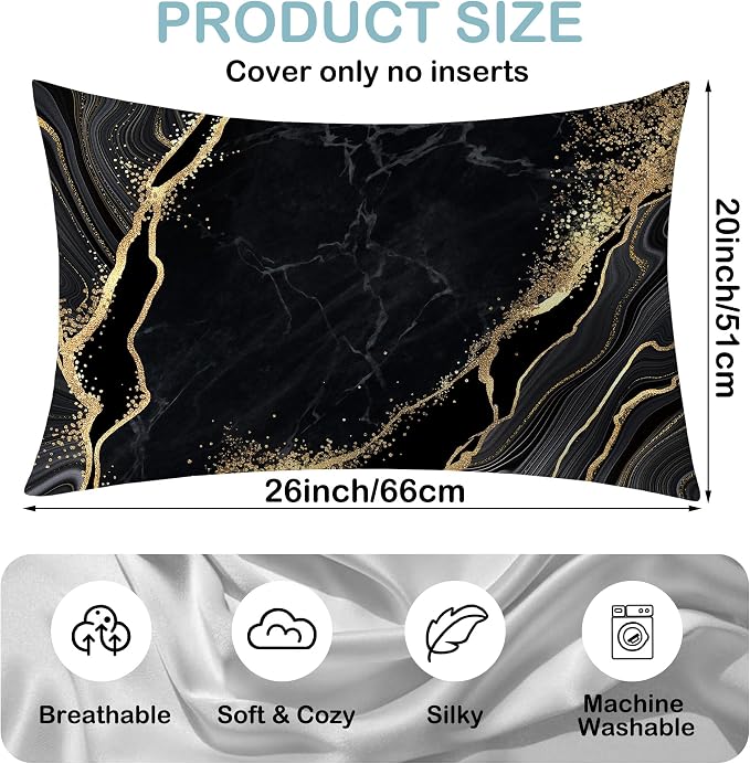 Gold Black Marble