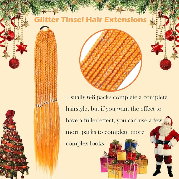 orange with tinsel