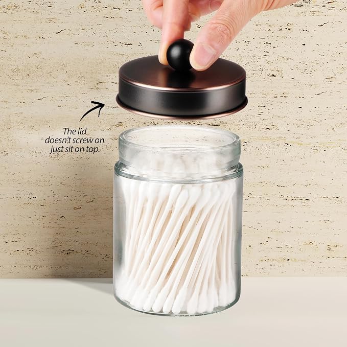 Jar Clear/Lid Oil Rubbed Bronze