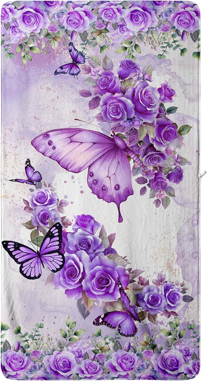 Butterfly Floral-purple