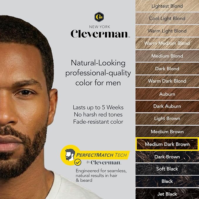 Medium Dark Brown for Black Men