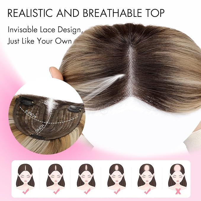 Ombre Light Brown with Blond Highlight